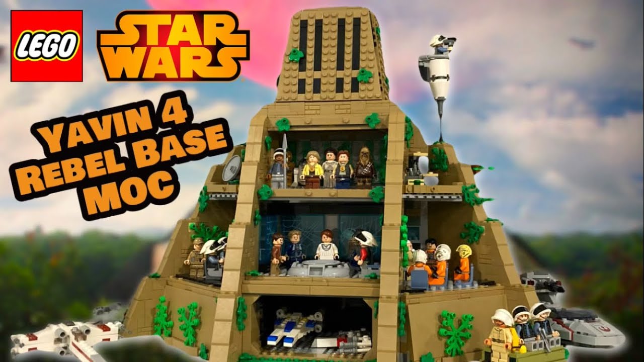 LEGO Star Wars Yavin 4 Rebel Base MOC
