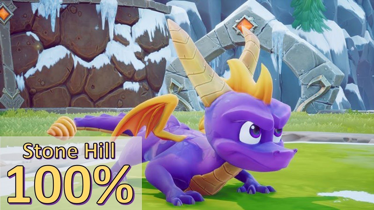 Spyro The Dragon Remastered | Stone Hill 100% Walkthrough