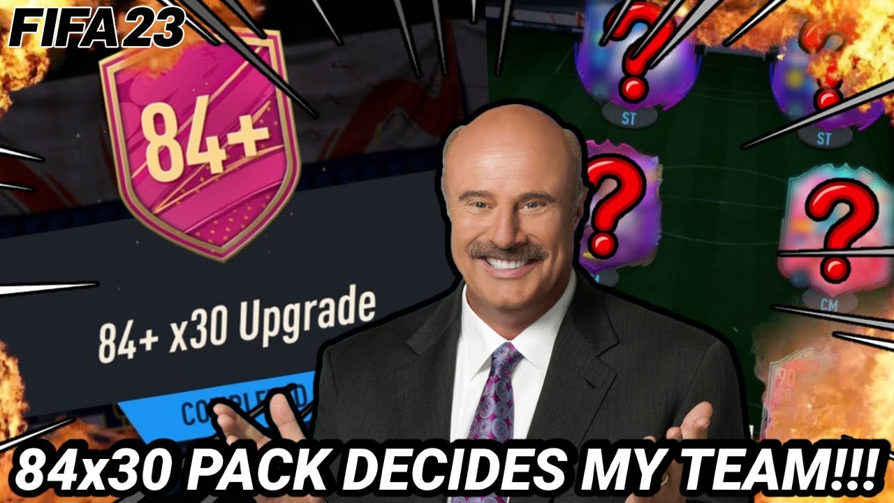84x30 PACK decides my FUT CHAMPS TEAM!!!