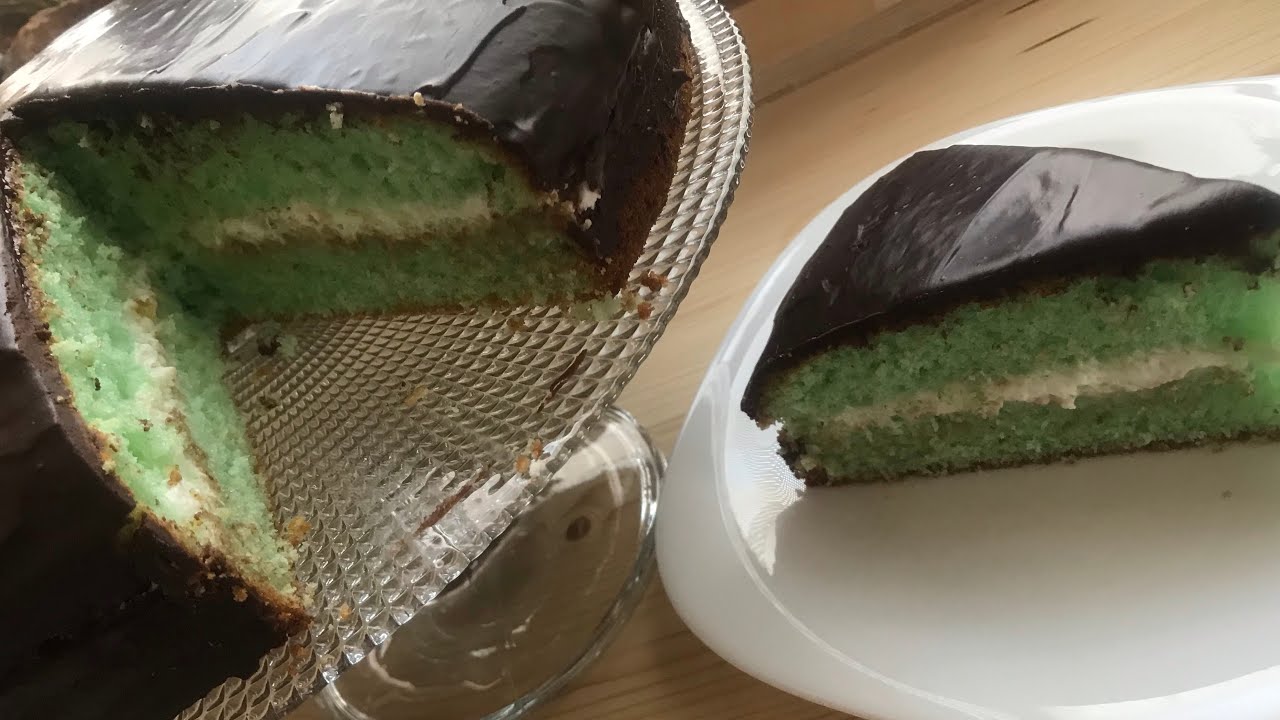 TORTA AFTER EIGHT CON PANNA / TORTA ALLA MENTA  PANNA E CIOCCOLATO CON FARINA DI COCCO
