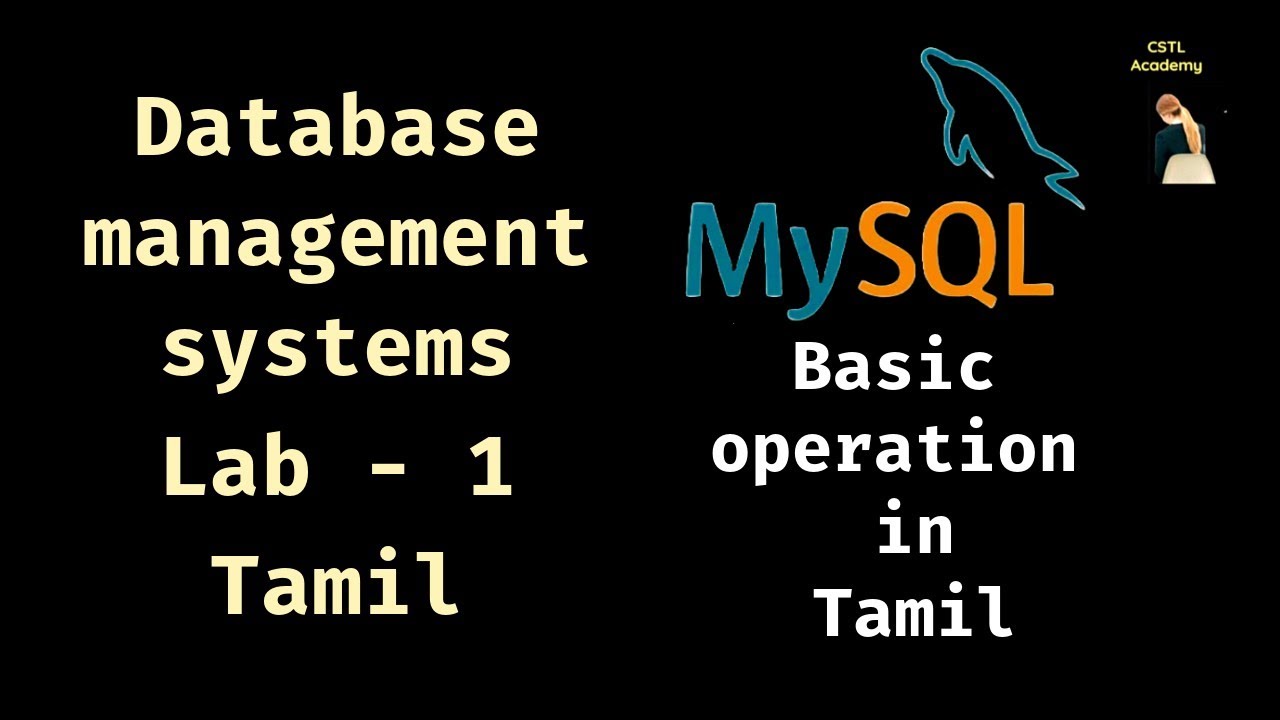 MySQL basic operations tamil| how to start MySQL tamil| create database,table in mysql tamil