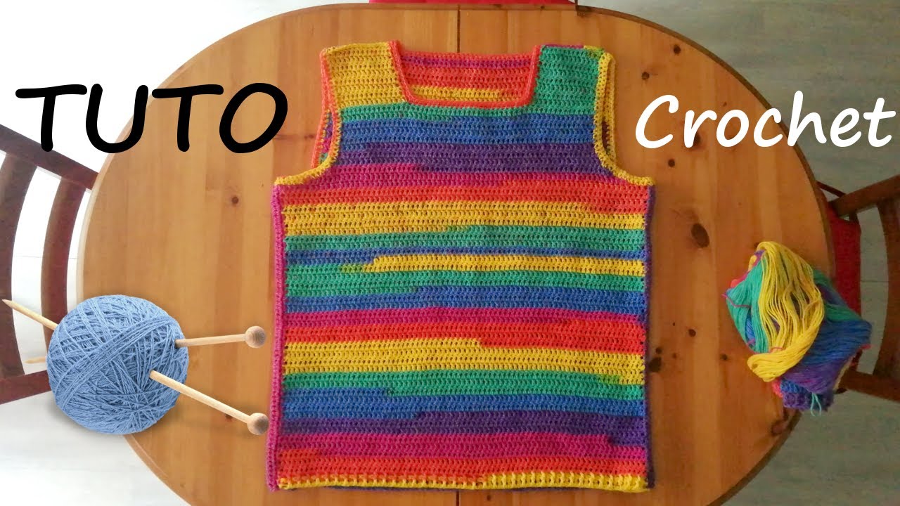 TUTO CROCHET Comment faire un débardeur