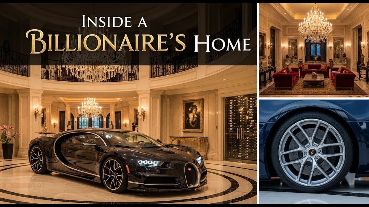 From Mansions to Exotic Cars: What’s Inside a Billionaire’s Home