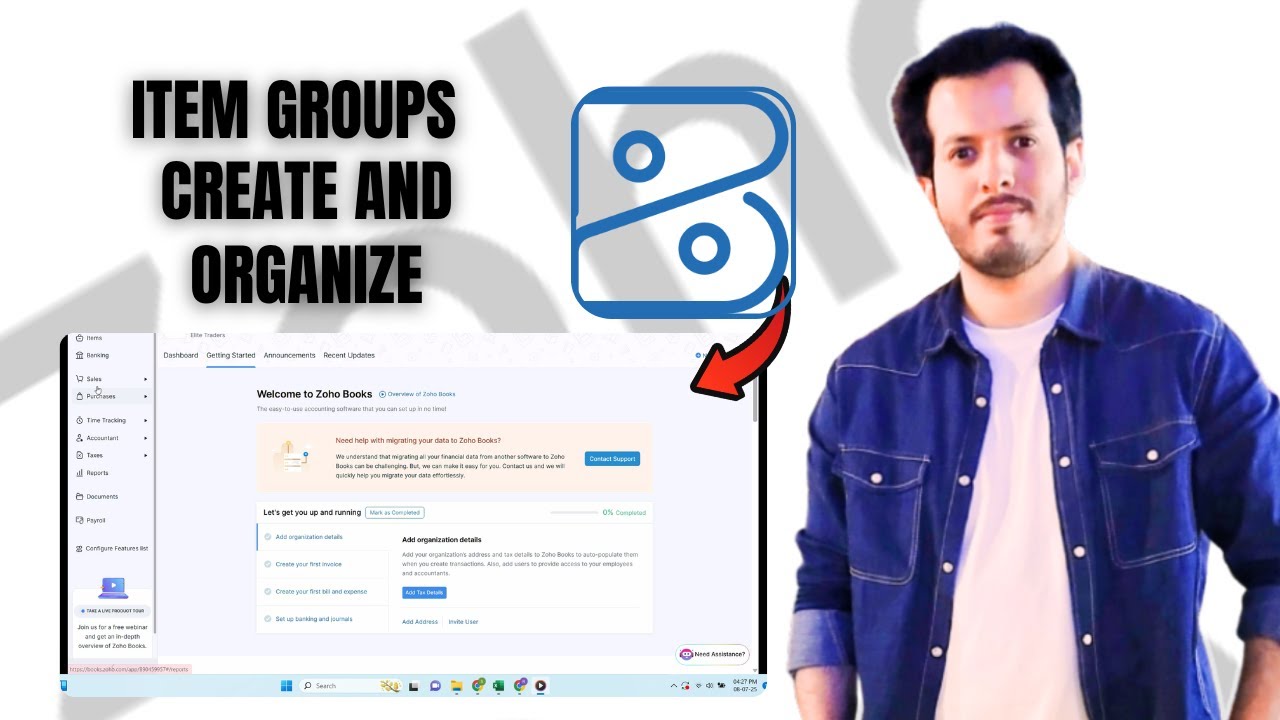 How to Create Item Groups in Zoho Inventory | Manage Product Variations Easily