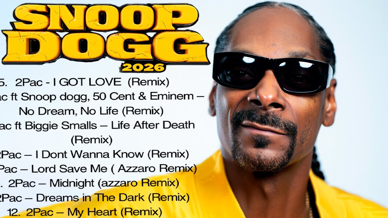 Snoop Dogg Legendary Remixes 2026 | Best West Coast Rap Remixes