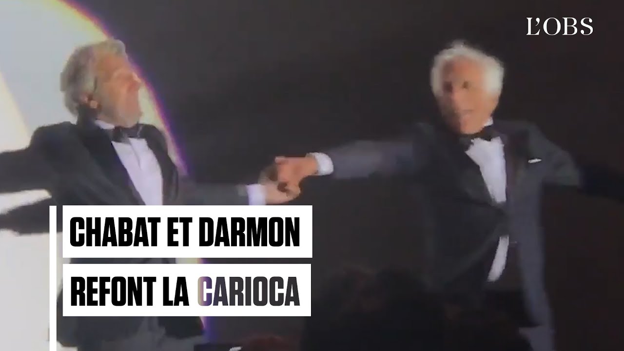 Alain Chabat et Gérard Darmon dansent la Carioca à Cannes, 25 ans après