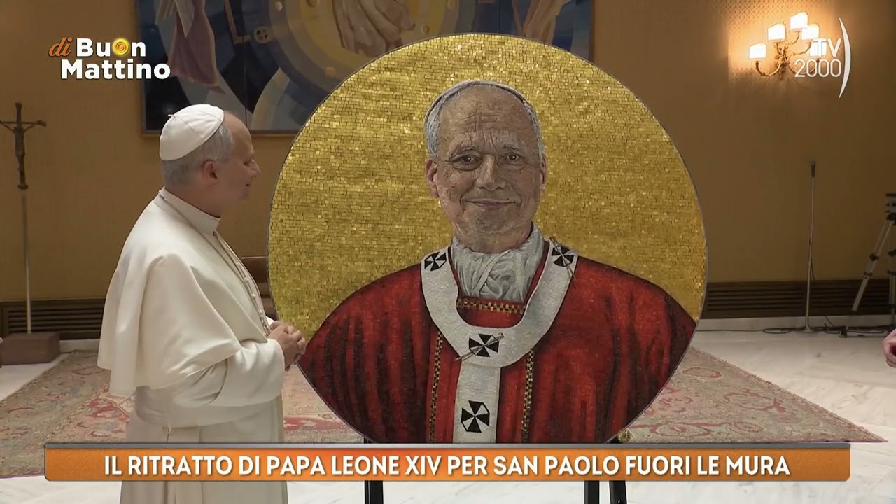 Di Buon Mattino (TV2000)- Quando l’arte diventa memoria: il mosaico di Papa Leone XIV – Rodolfo Papa