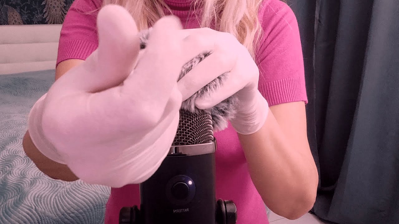 🎧 White Latex Gloves | ASMR Relaxing Background (No talking)