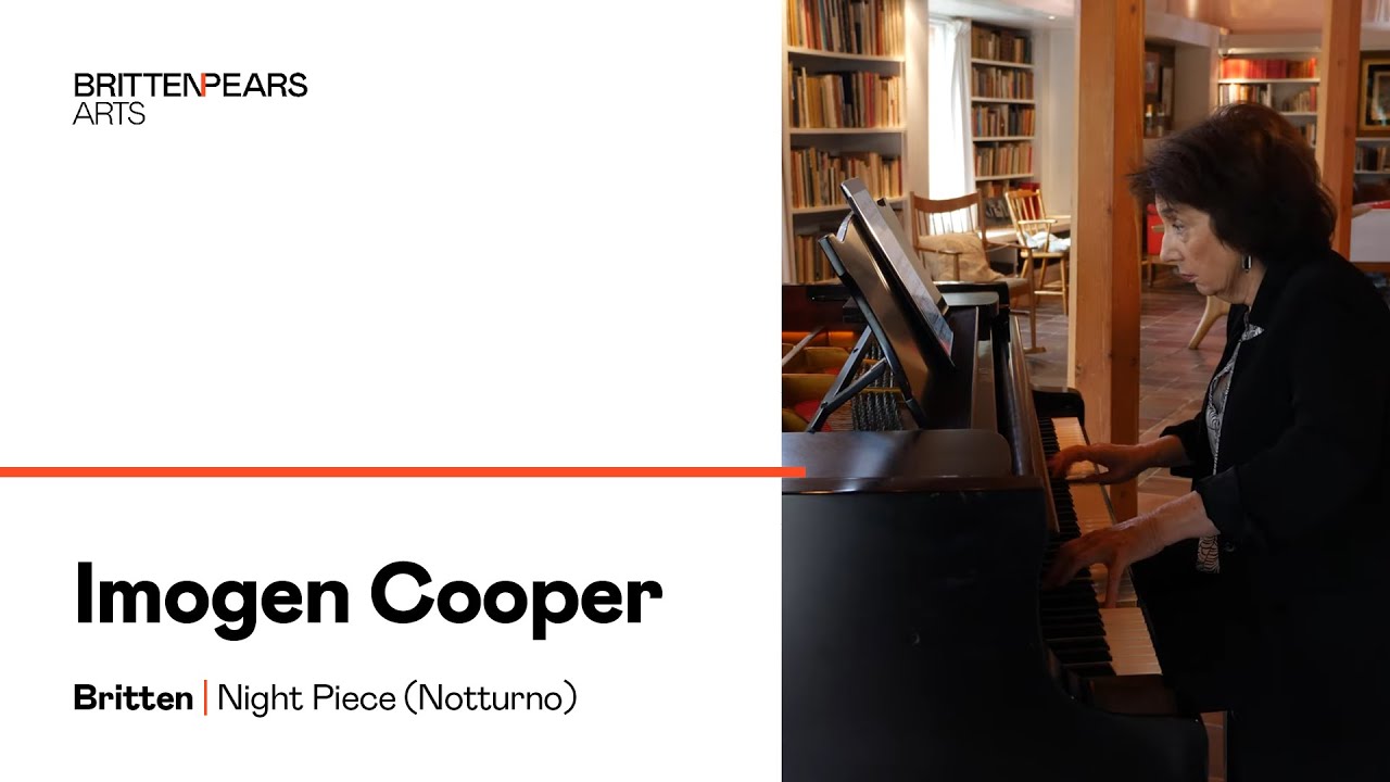 Imogen Cooper performs Britten's Night Piece (Notturno) in The Red House Library