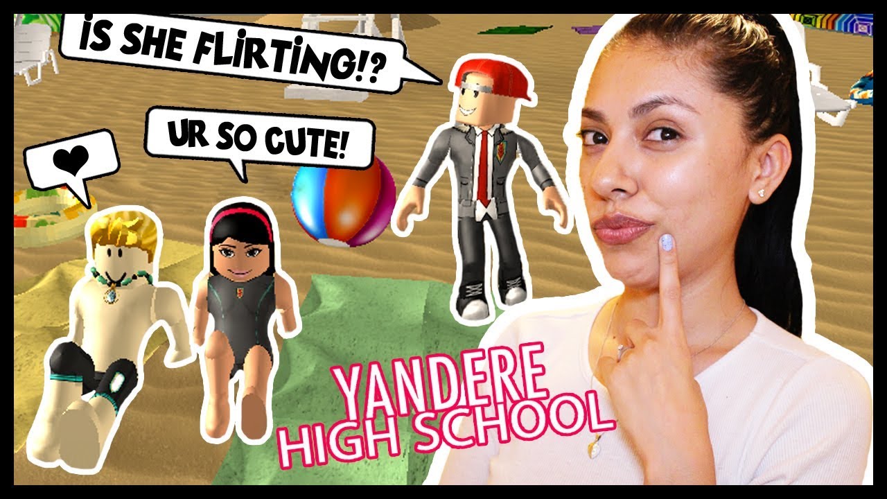 MAKING MY CRUSH JEALOUS BY TALKING TO ANOTHER GUY! - ROBLOX - YANDER HIGH SCHOOL