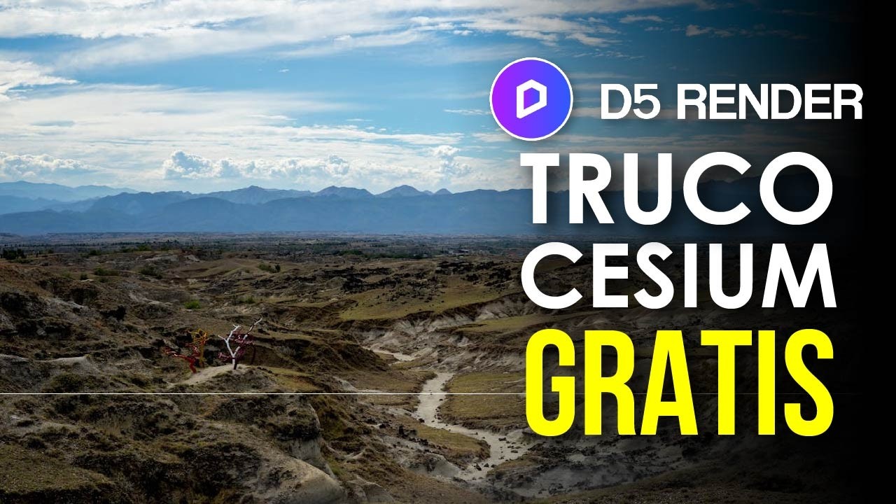 Cómo importar topografía real de Google Earth a D5 Render GRATIS