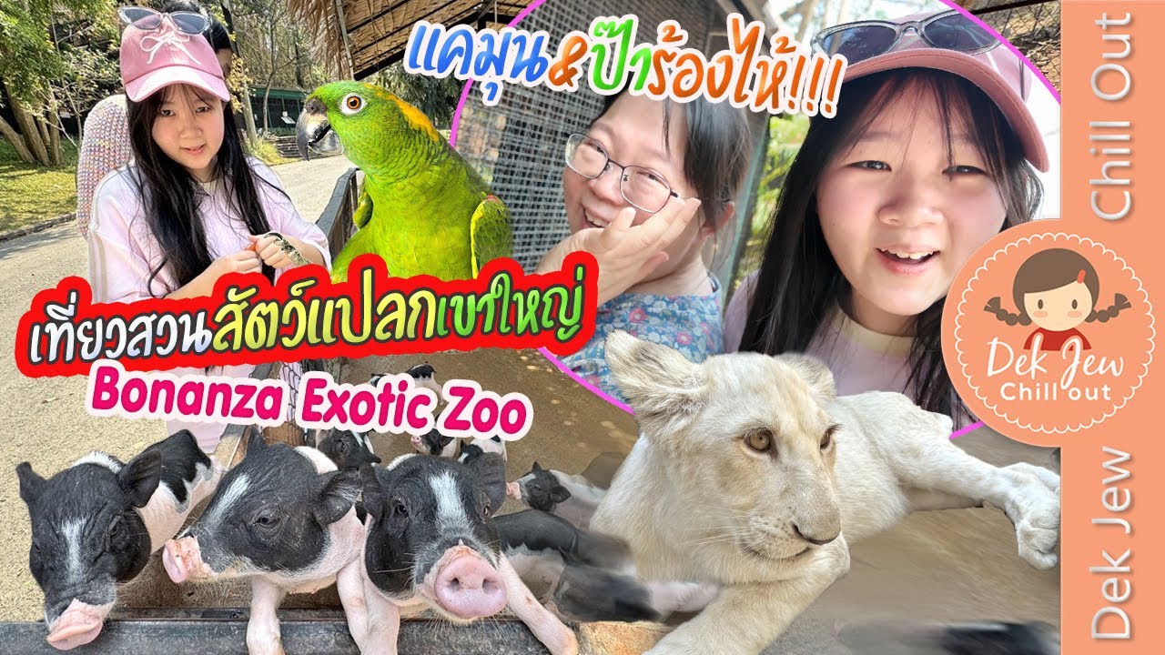 เที่ยวสวนสัตว์ ทำไมแคมุนกับป๊าถึงร้องไห้ Bonanza Exotic Zoo เขาใหญ่