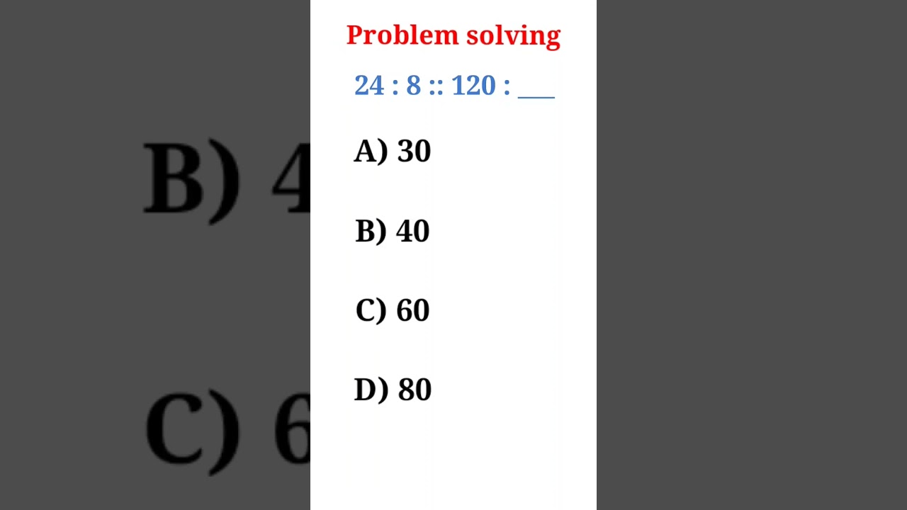 Problem Solving Question 12 | APICET | TSICET | EXAMS | 2023 @compitativeheadlines