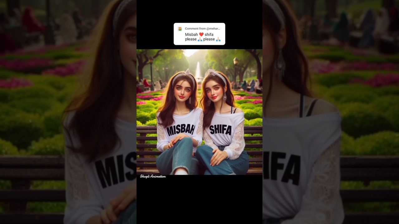 Misbah Shifa names request Done |apny naam ki video banwany k liye comment krein #shuglianimation