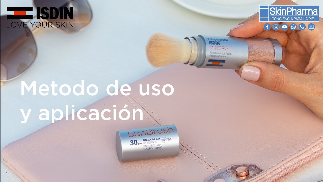 Fotoprotector ISDIN SunBrush Mineral - Metodo de aplicaci&oacute;n