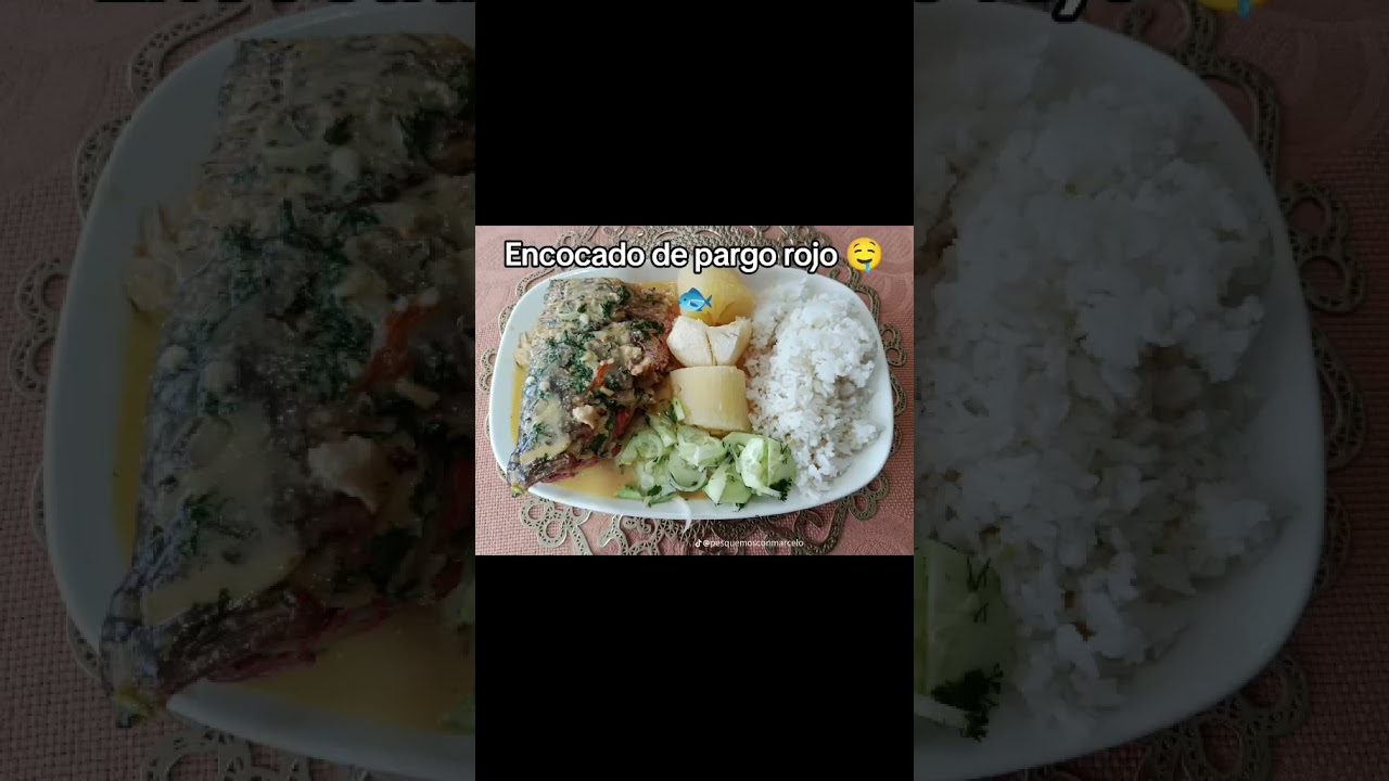 Preparo encocado de pargo rojo 🤤🐟 