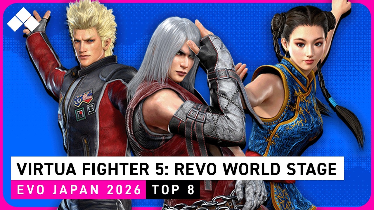 Evo Japan 2026: Virtua Fighter 5 R.E.V.O. World Stage Top 8