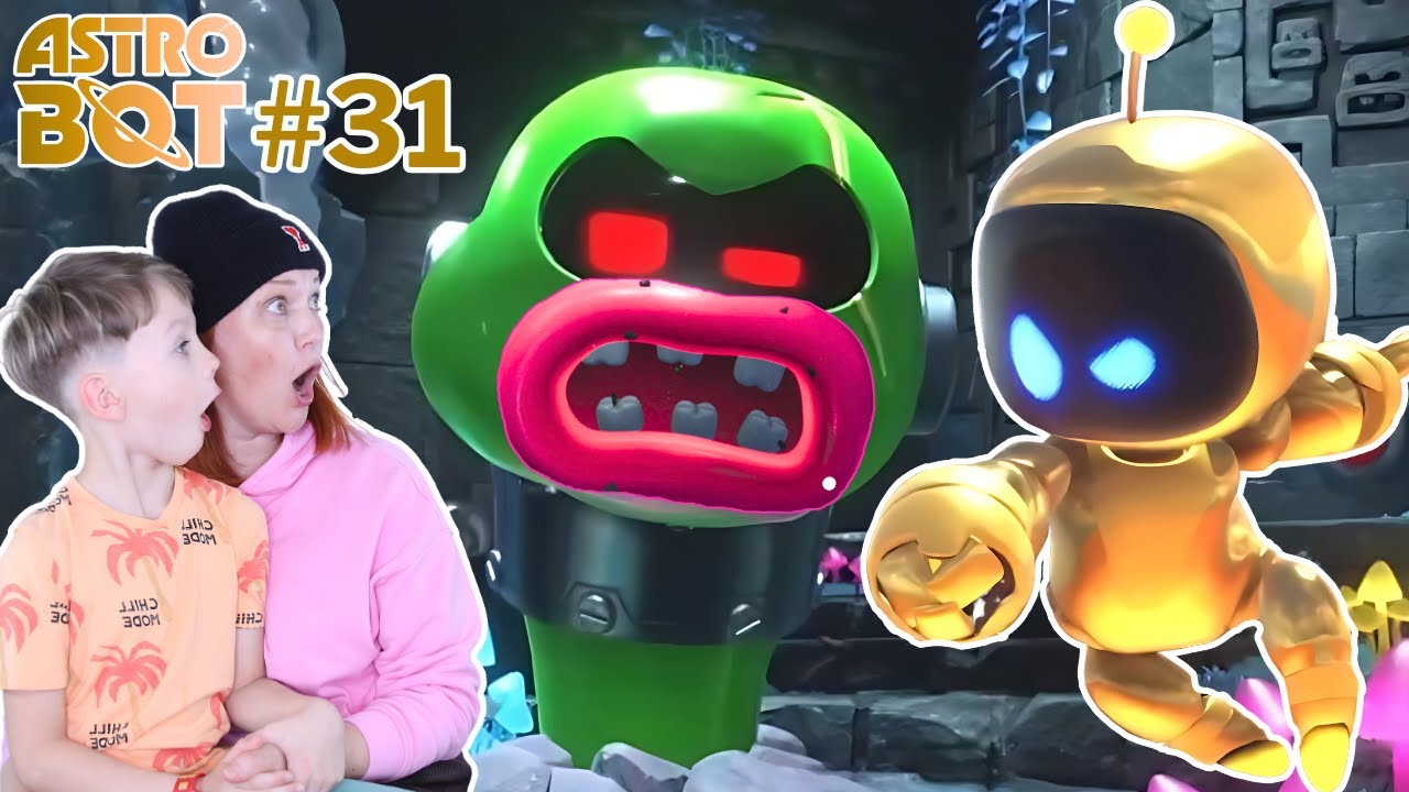 ASTRO BOT Defeats the SuperMega Giant Worm | Gameplay with Ima and Jessy