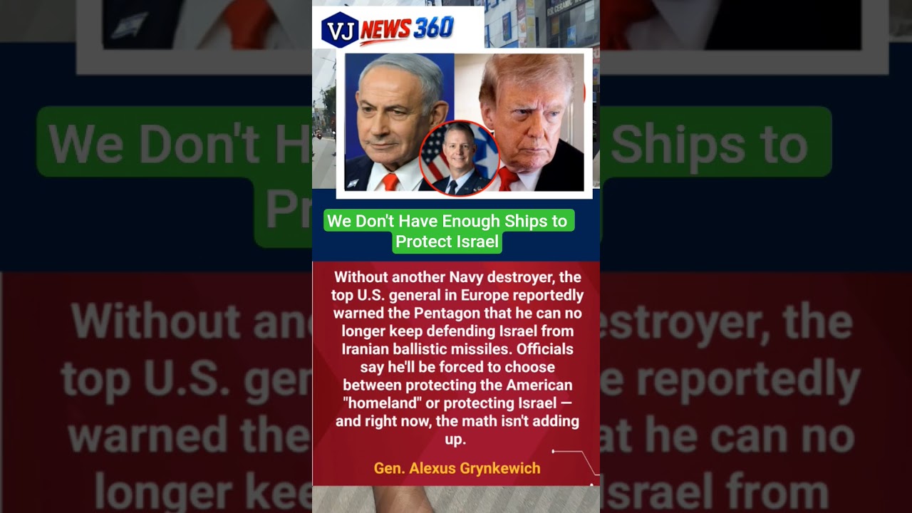BREAKING: Top US General Tells Pentagon &mdash; Israel Defense at Risk