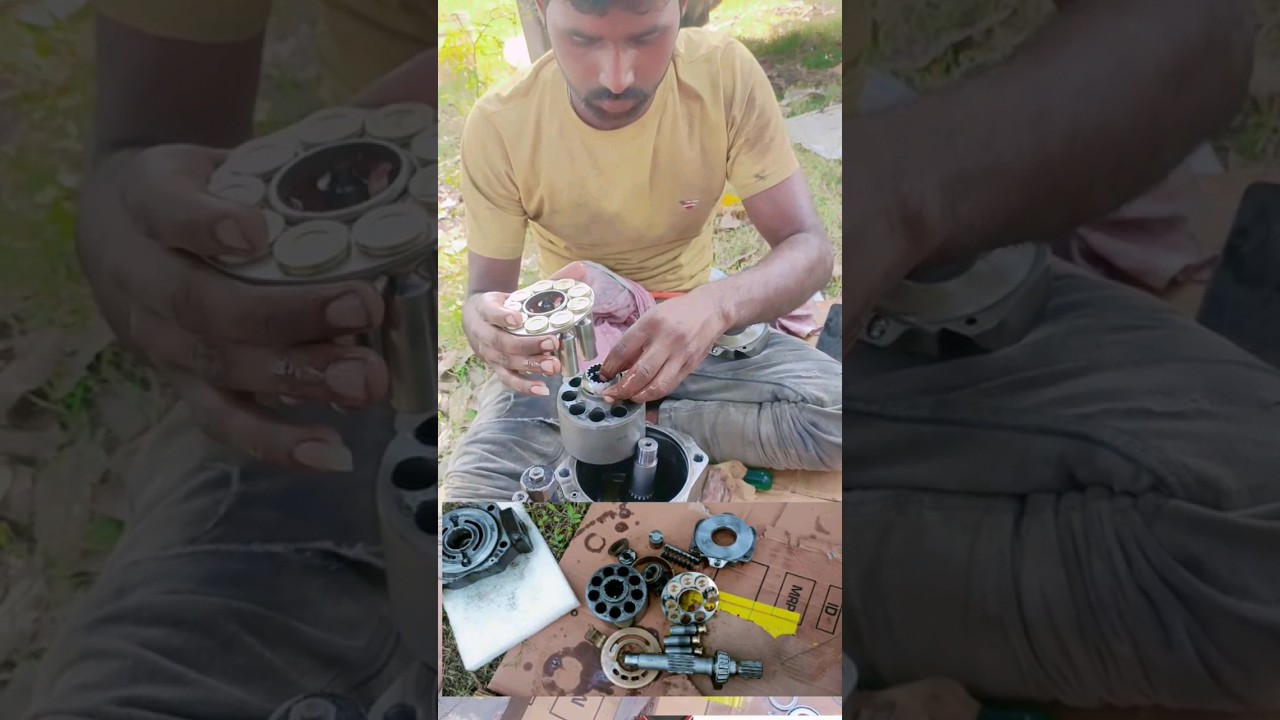 #hydraulic #mechanic-piston-pump-repairing #video