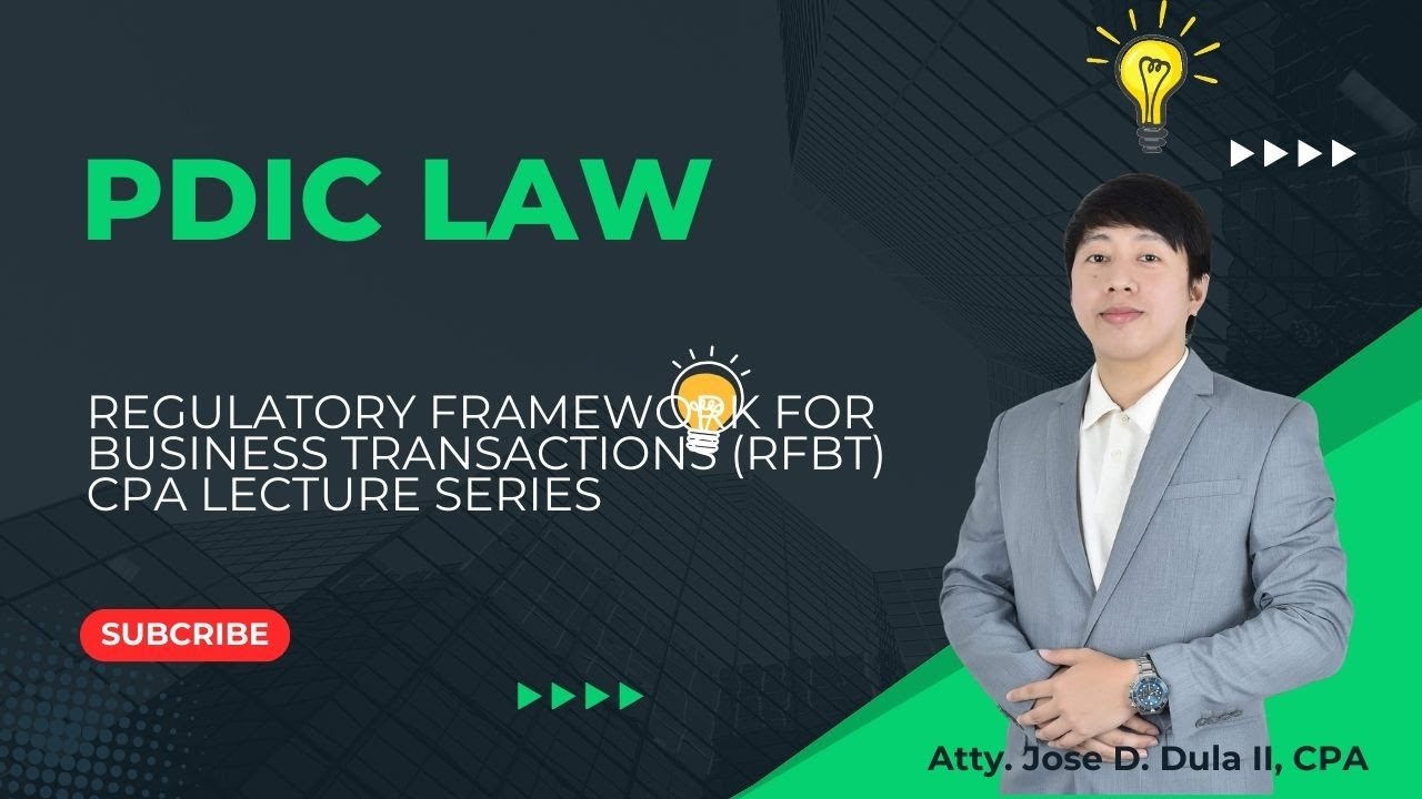 PDIC Law Explained (RFBT)