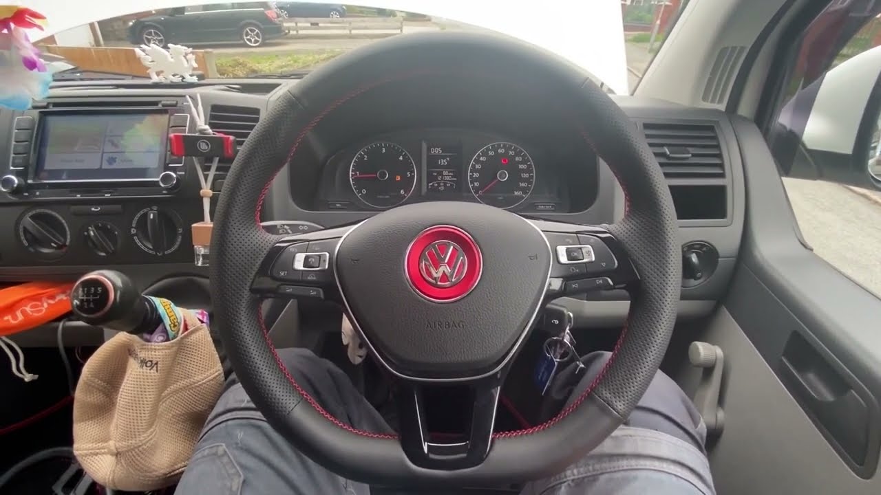 Как снять и установить рулевое колесо и подушку безопасности на VW Transporter T5.1