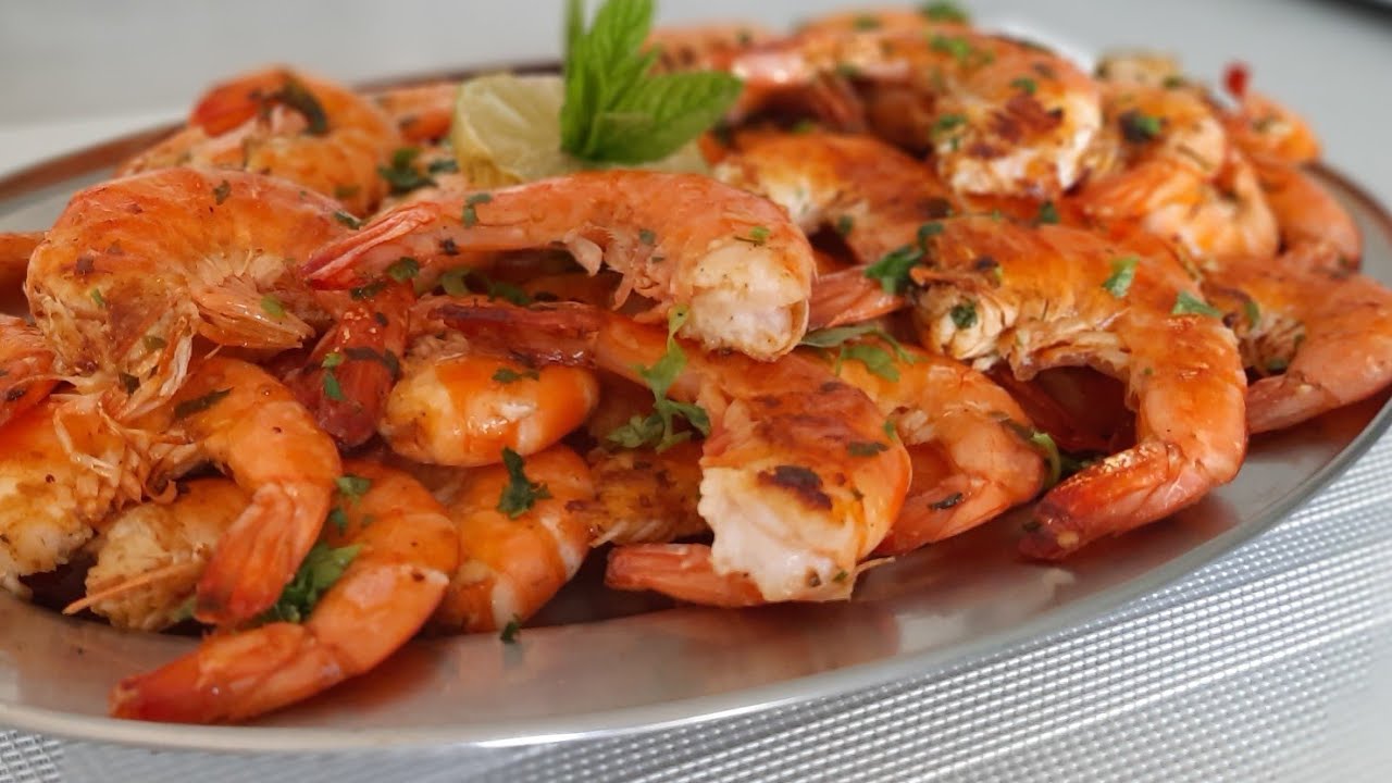 Crevettes grillées 🦐🍤😋