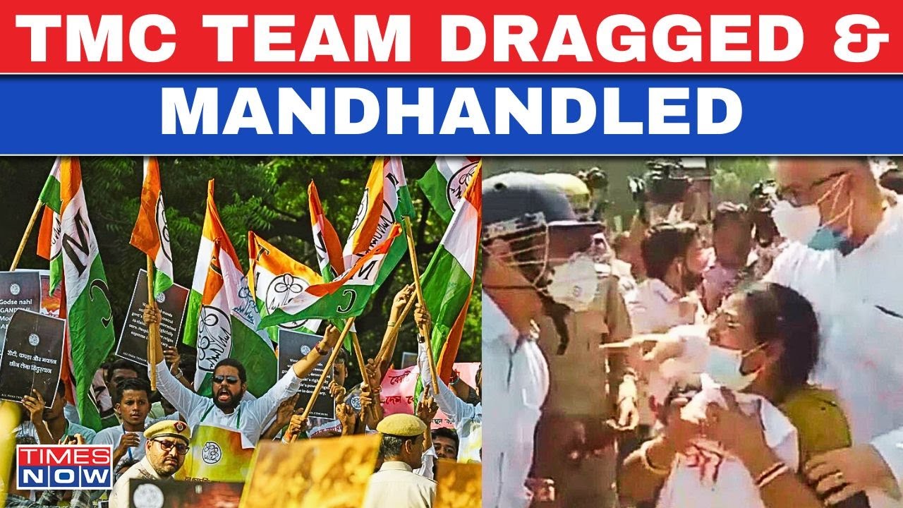 Delhi News Live : Huge Drama At Krishi Bhawan, TMC Leaders Detained & Manhandled During Protest