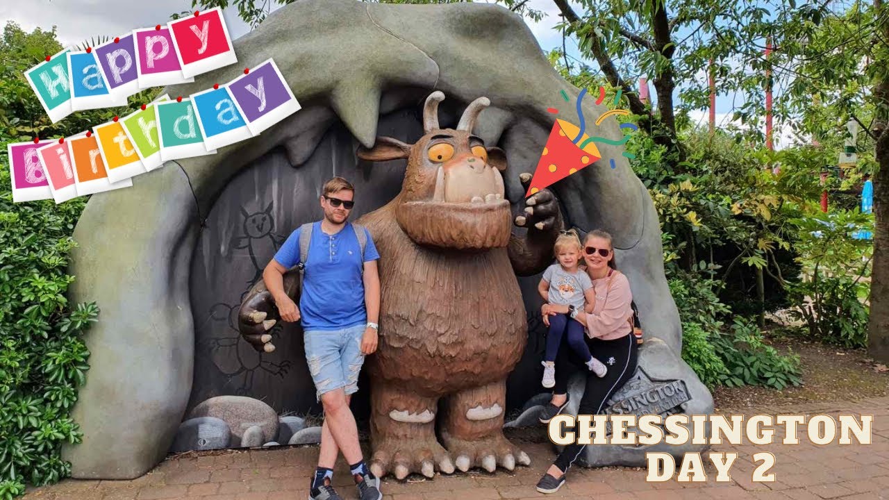 Chessington World of Adventures Day 2 - Gruffalo & Room on the Broom rides + celebrating Dan's bday!