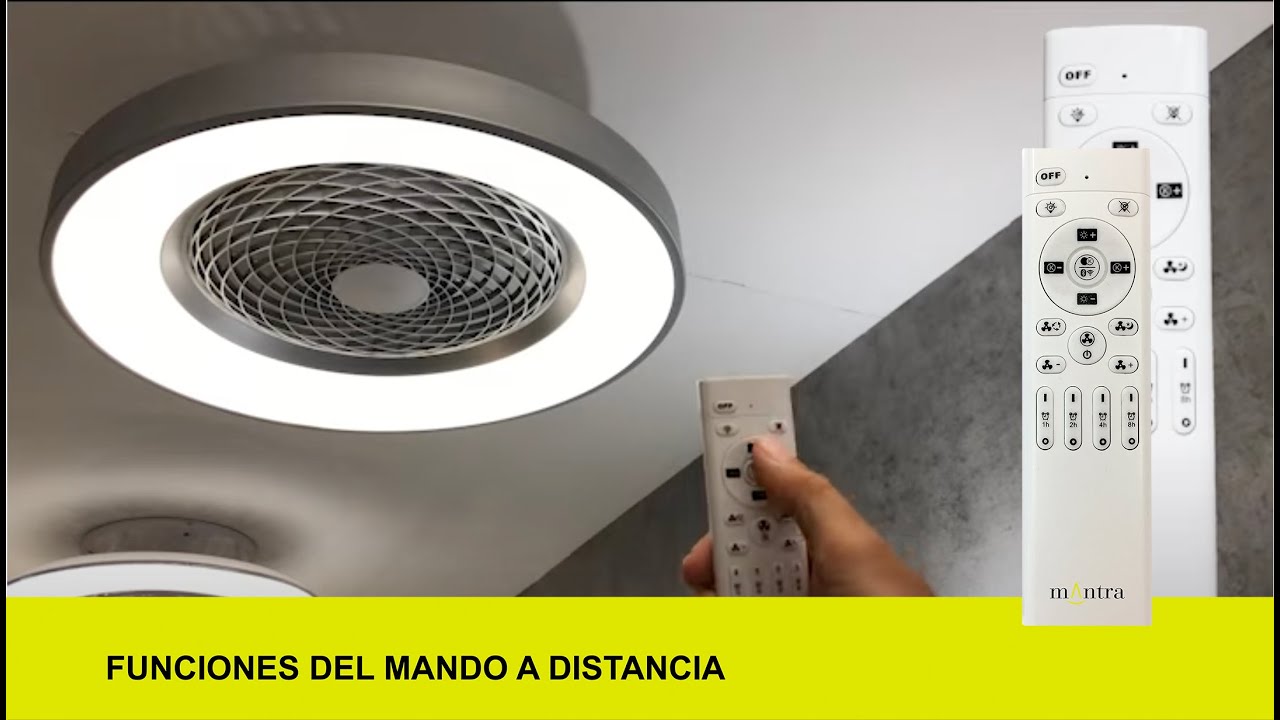 FUNCIONAMIENTO MANDO A DISTANCIA VENTILADORES