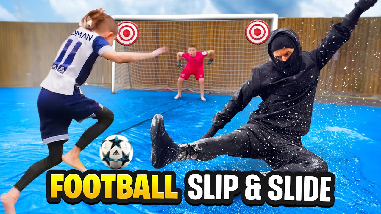 ULTIMATE SLIP AND SLIDE FOOTBALL BATTLE!