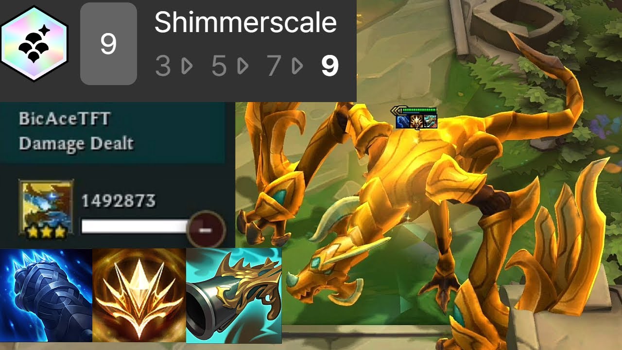 3 Star Idas with 9 Shimmerscale TFT Set 7.5