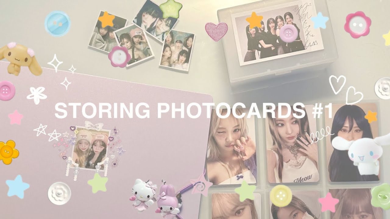 storing photocards #1 ⟢ le sserafim collection [asmr/no talking]