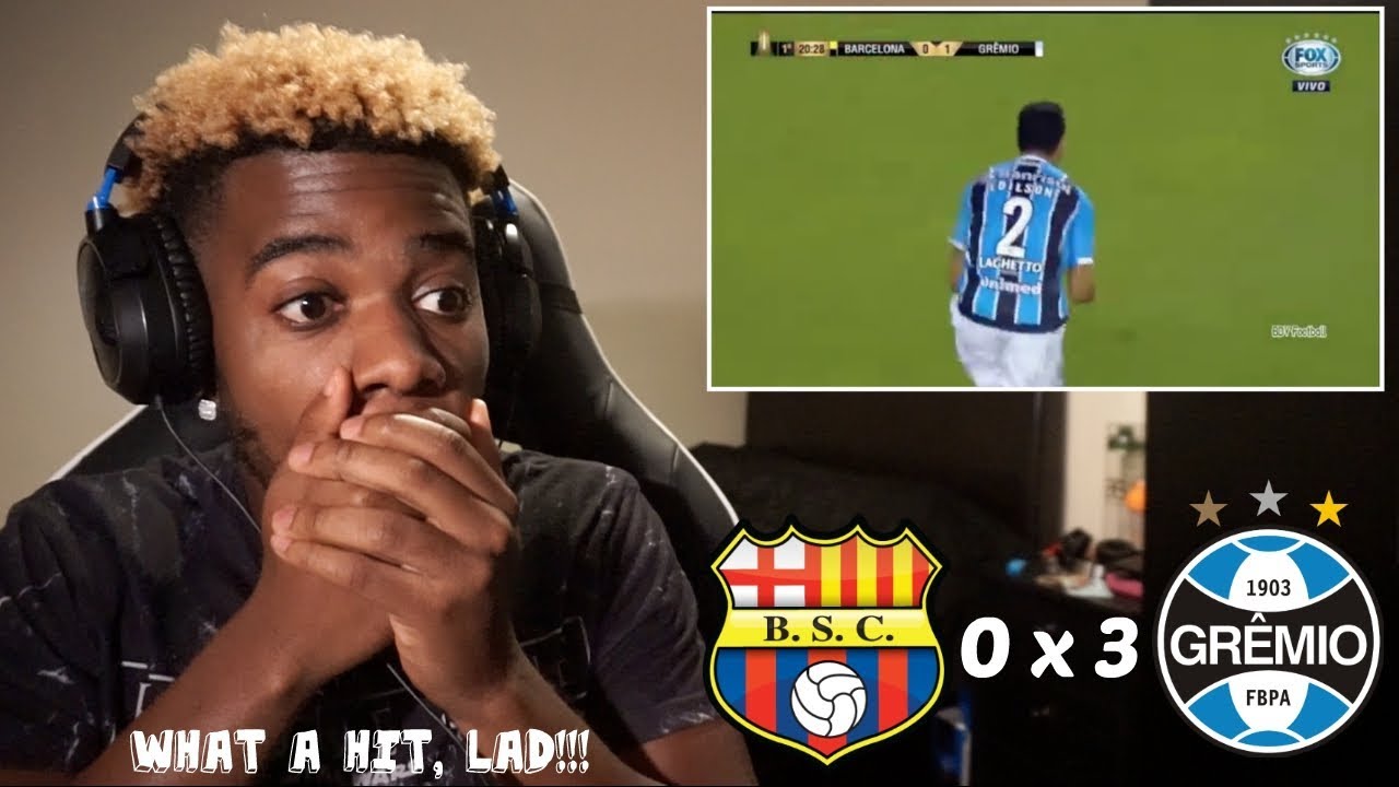 BARCELONA 0 x 3 GRÊMIO - SEMI FINAL LIBERTADORES - Melhores Momentos (25/10/2017) 🏆 | Reaction