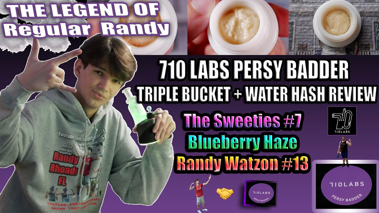 710 Labs: Randy Watzon, The Sweeties, Blueberry Haze Buckets and Water Hash | Strain Review