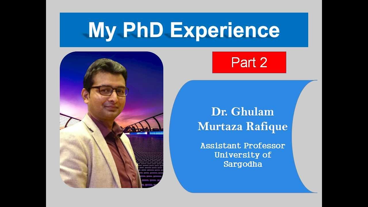 My PhD Experience