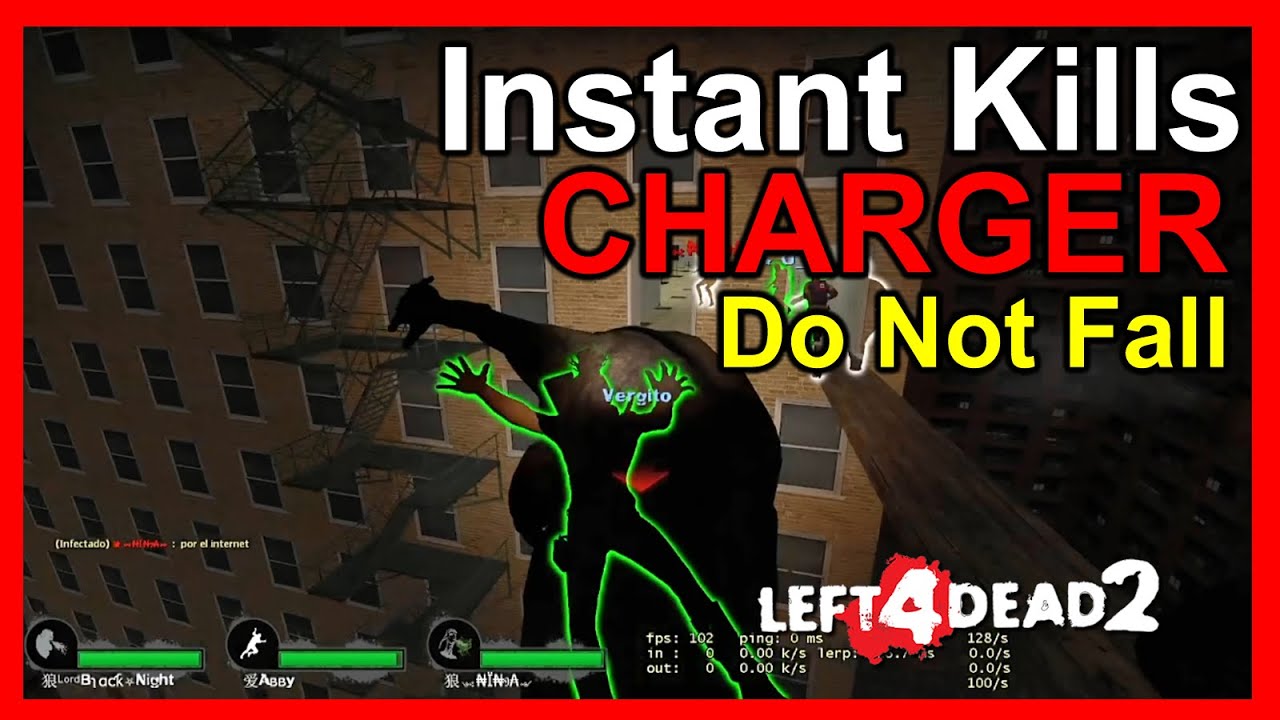 ✅️ Left 4 Dead 2: Las mejores Instant Kill de Charger en Do Not Fall (Edificios)
