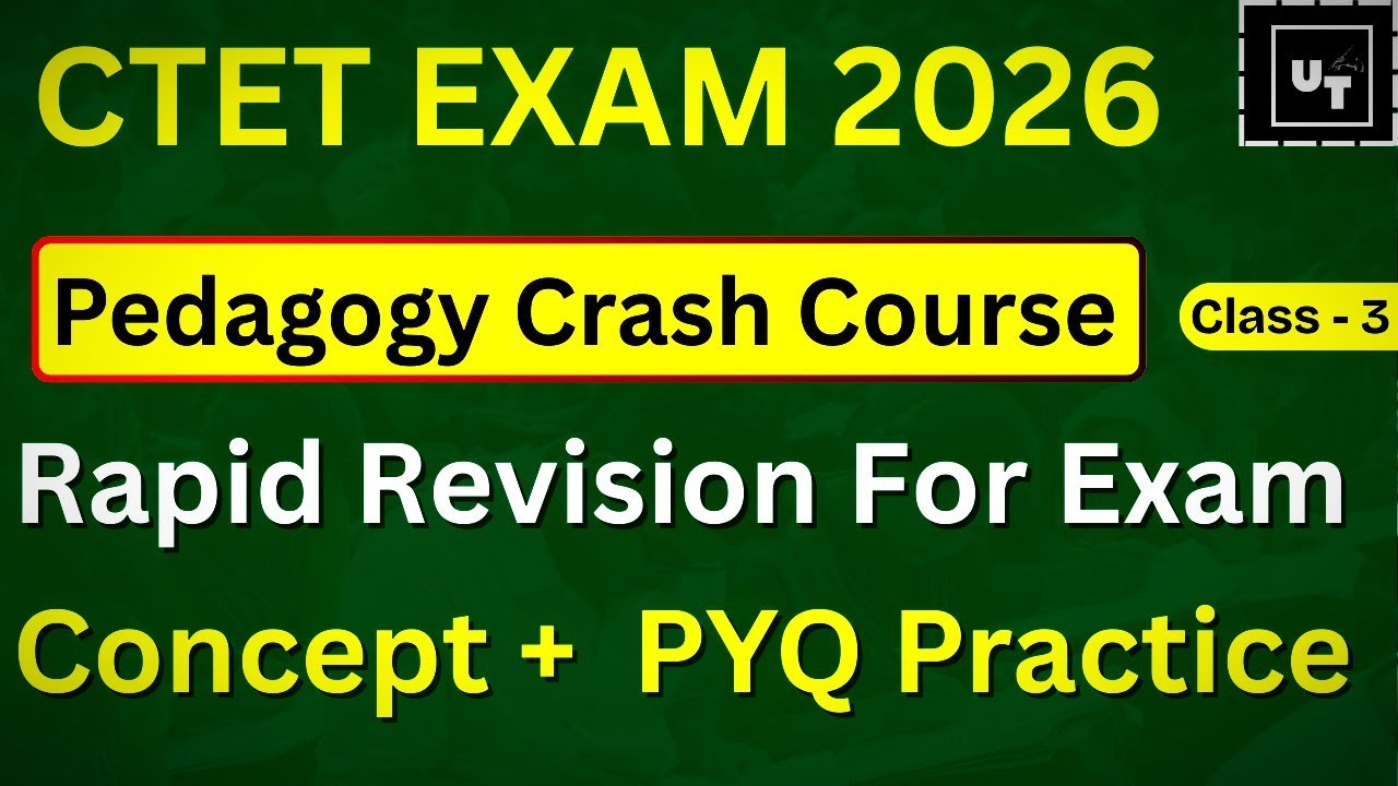 Learning Theories One Shot 🔥 | CTET 2026 Pedagogy Class 3 | 7 Days Crash Course
