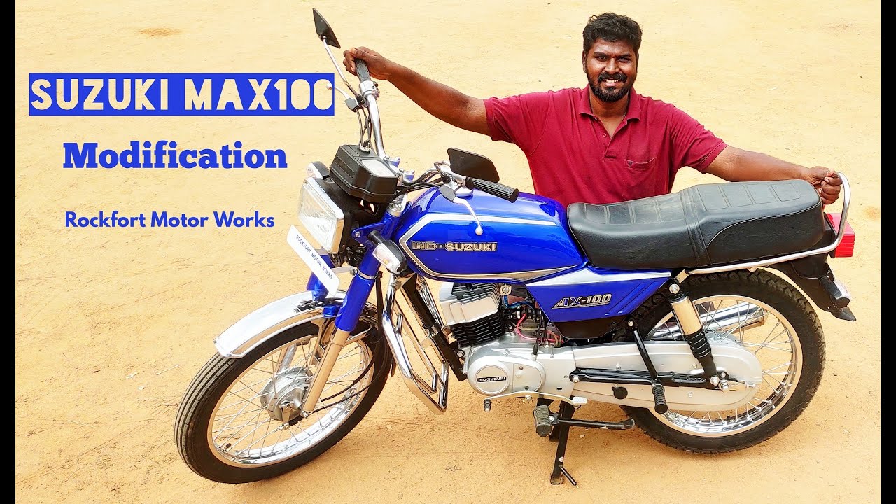 Suzuki Max100 Modification for sale /+919789596215/ Rockfort Motor works
