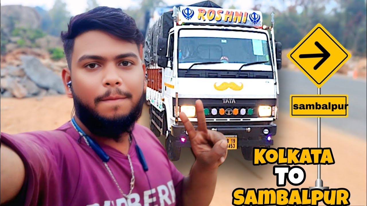 Kolkata to Sambalpur trip start hoy gaya, ☺️||6sal bad aya keonjhar ghat fainlly unloading point 