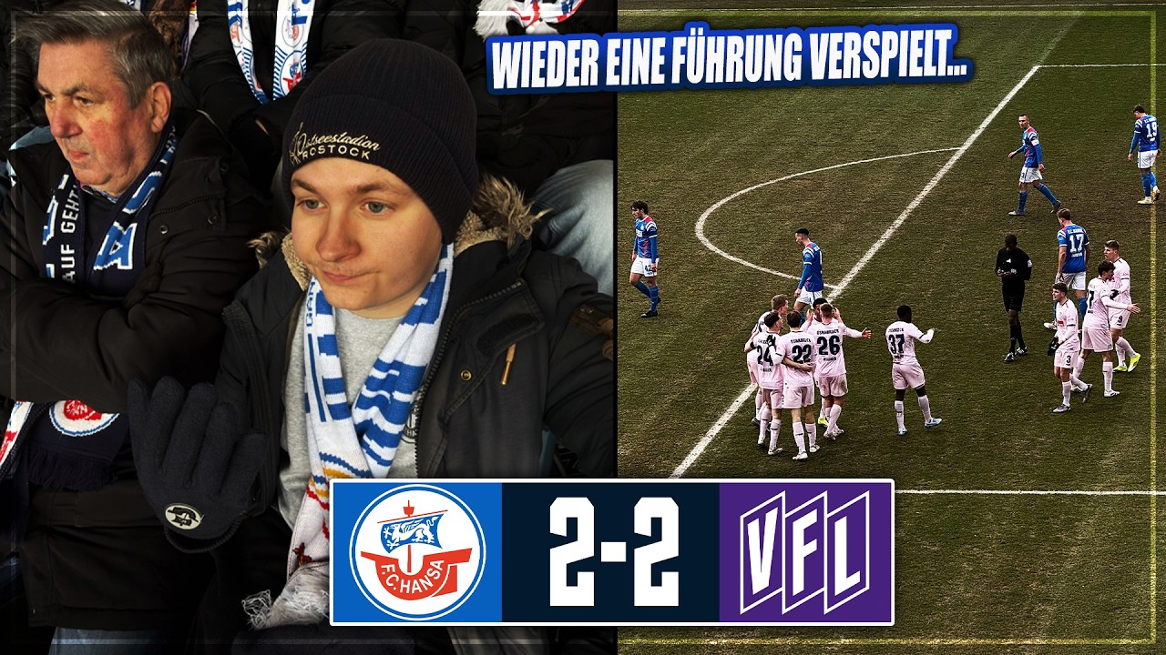 Nächster Rückschlag im Aufstiegskampf... Hansa Rostock 2:2 VfL Osnabrück | Fazit & Vlog | 3. Liga
