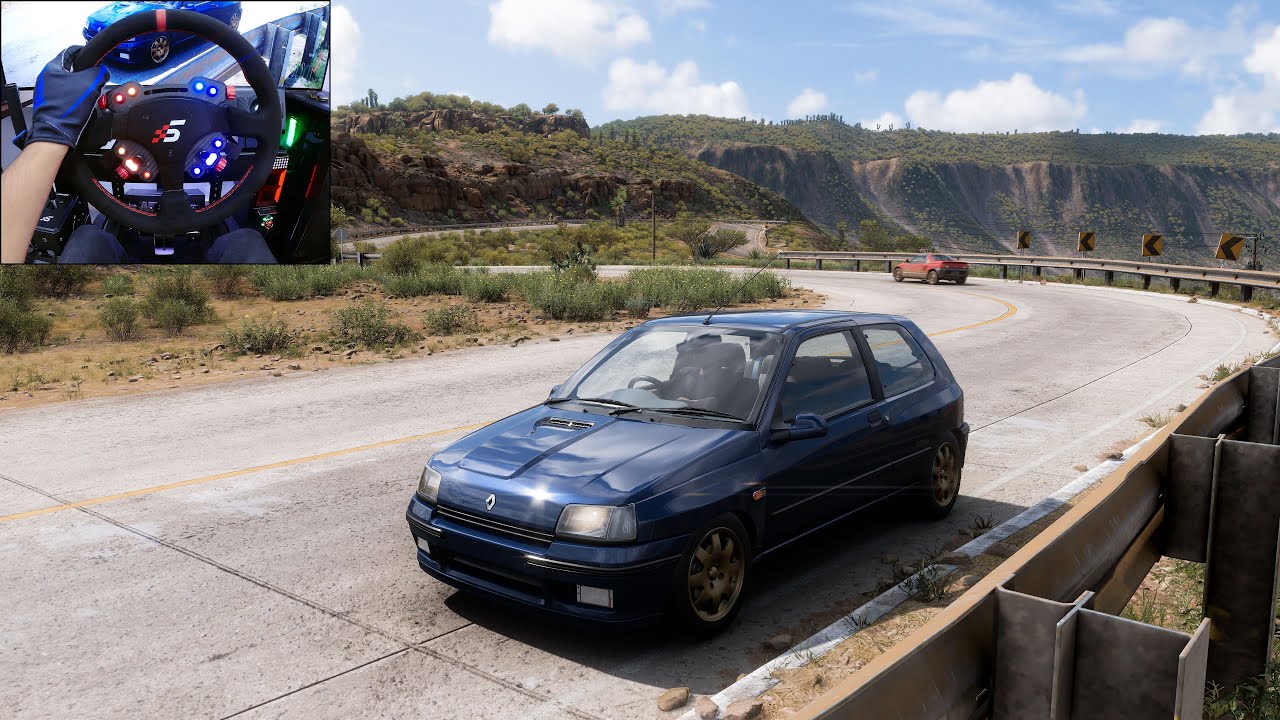1993 Renault Clio Williams - Forza Horizon 5 | Steering wheel gameplay