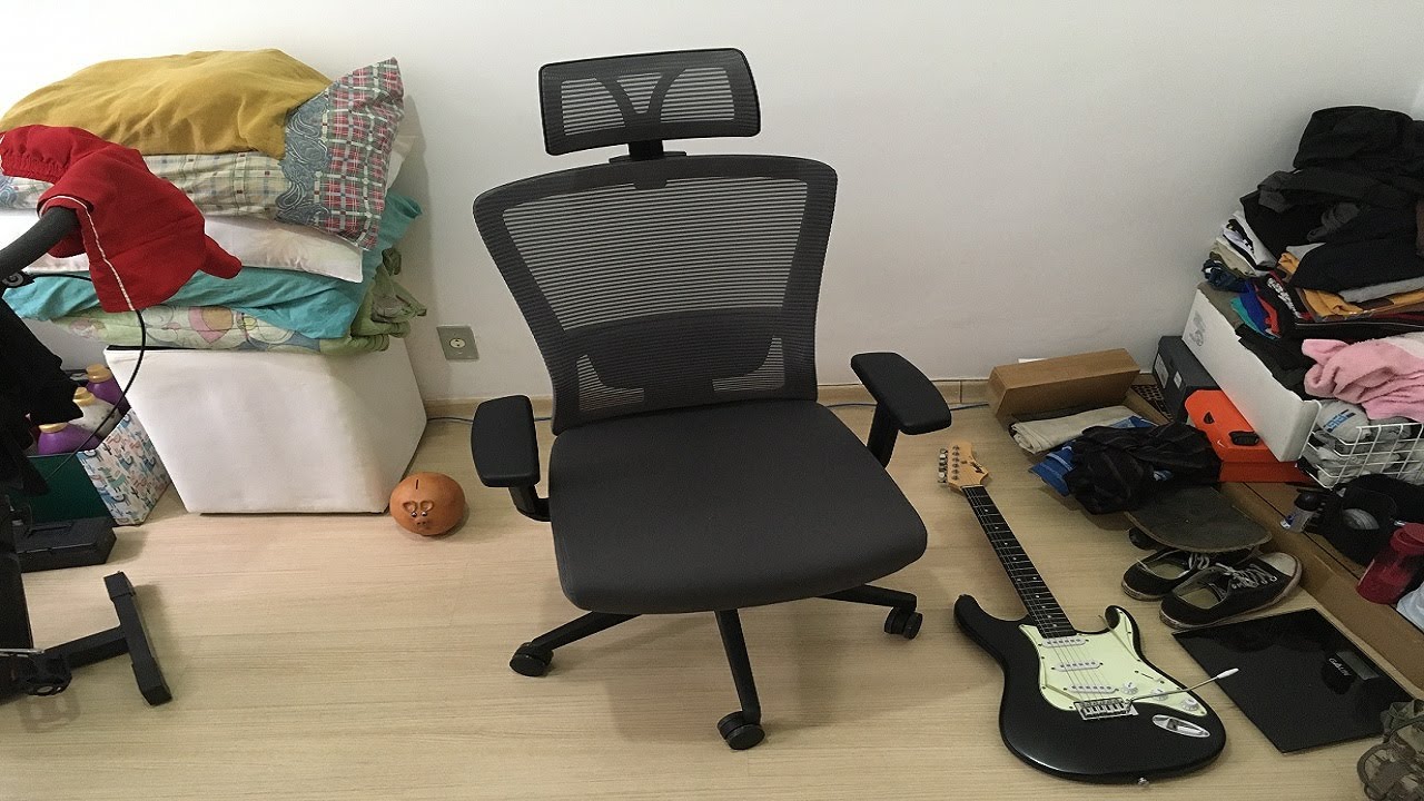 Unboxing/Montagem da Cadeira ERGONÔMICA Comfy New Stance Plus Tela Mesh - Início do Quarto Gamer