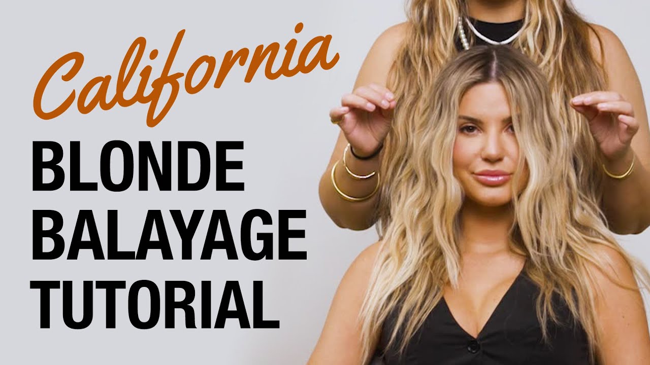 California Blonde Hair Technique | Simple Balayage Tutorial | Kenra Color
