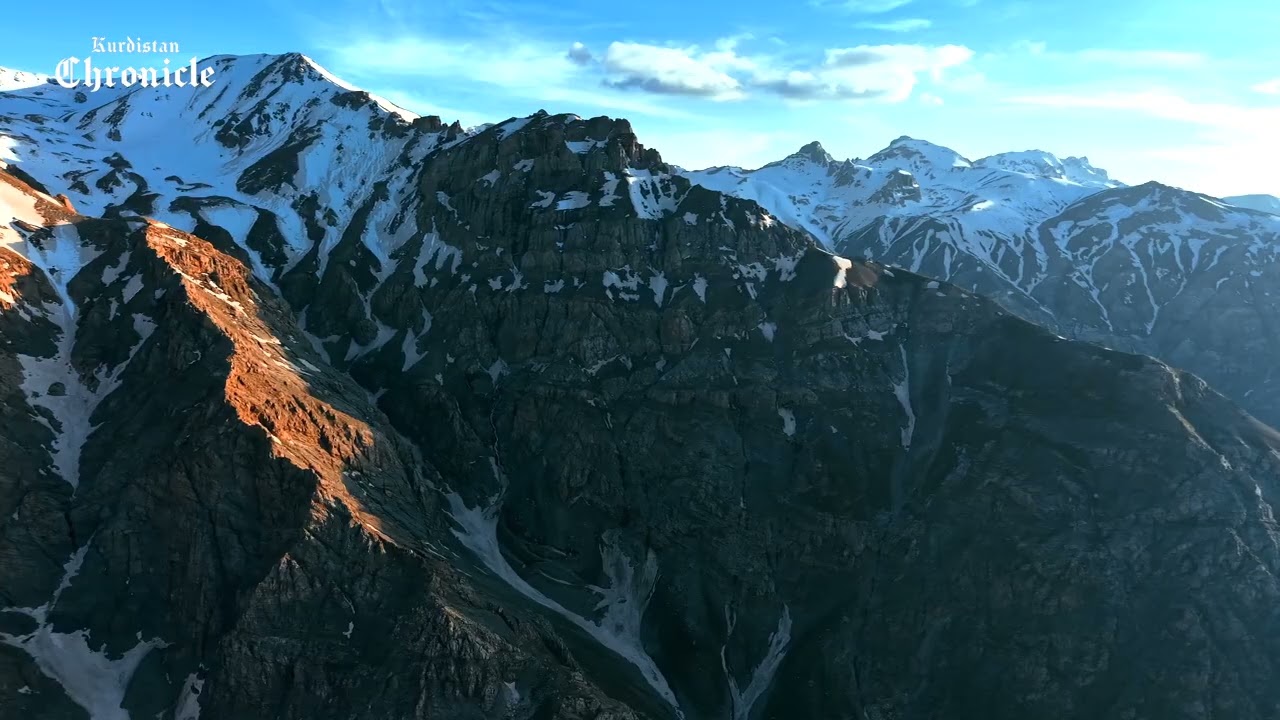 The majestic Qandil mountain range in Kurdistan