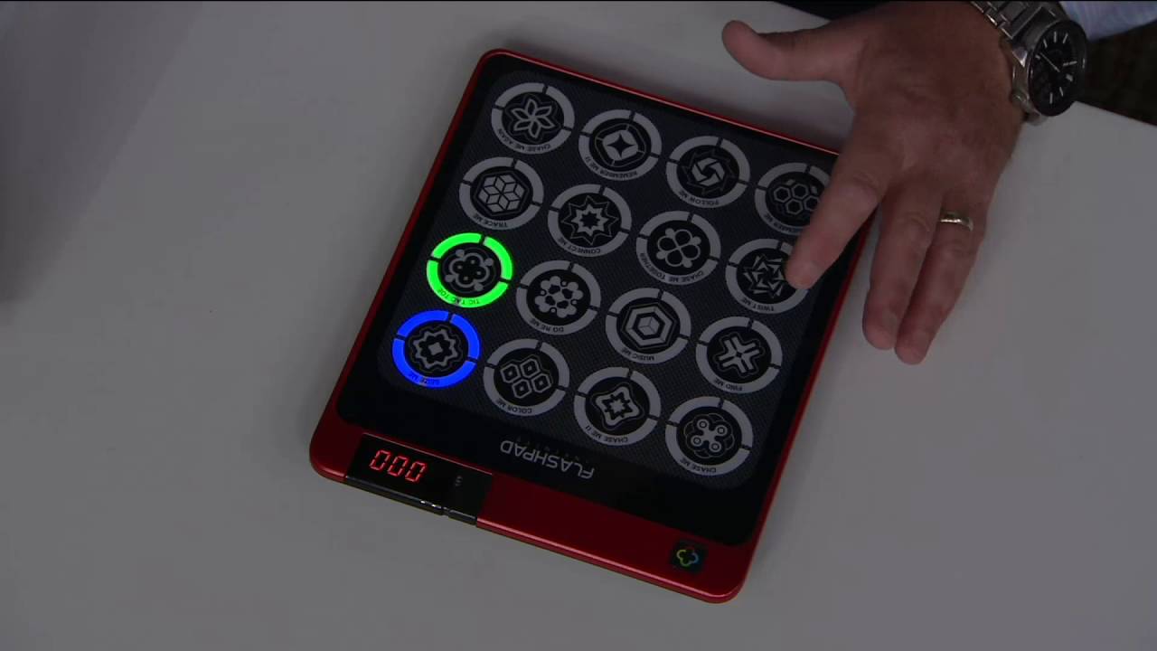 FlashPad Infinite Touchscreen Electronic Game w/ Lights on QVC
