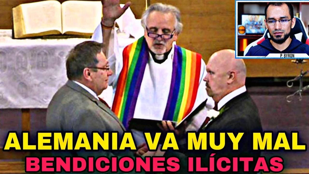 Bendiciones a parejas mismo s3x0🔺Desobediencia Alemana👉P. Byron explica