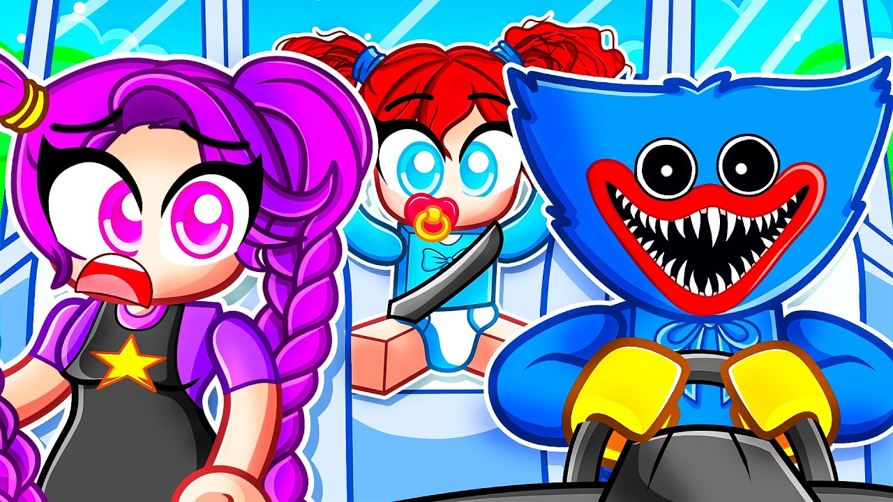 POPPY PLAYTIME FAMILY Goes on ROADTRIP in Roblox!