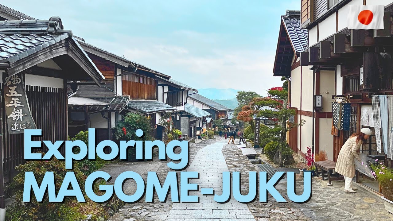 A stunning and well-preserved post-town from 17th century Japan 🇯🇵 MAGOME-JUKU | Along the Nakasendo