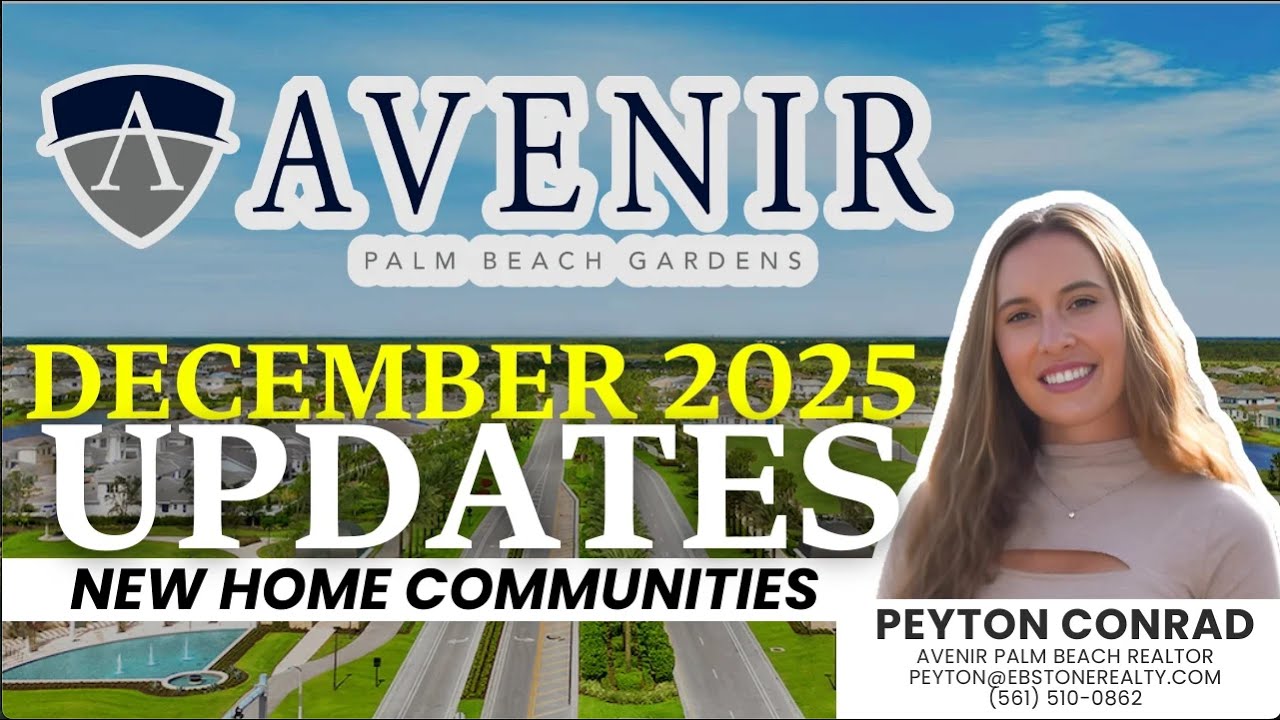 Avenir PBG December 2025 Update | Pricing, New Communities & Best Deals